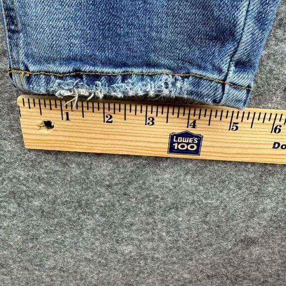 Altar'd State Womens Skinny Girlfriend Distressed Size 24 Jeans Blue Baddie Edgy - Picture 10 of 10